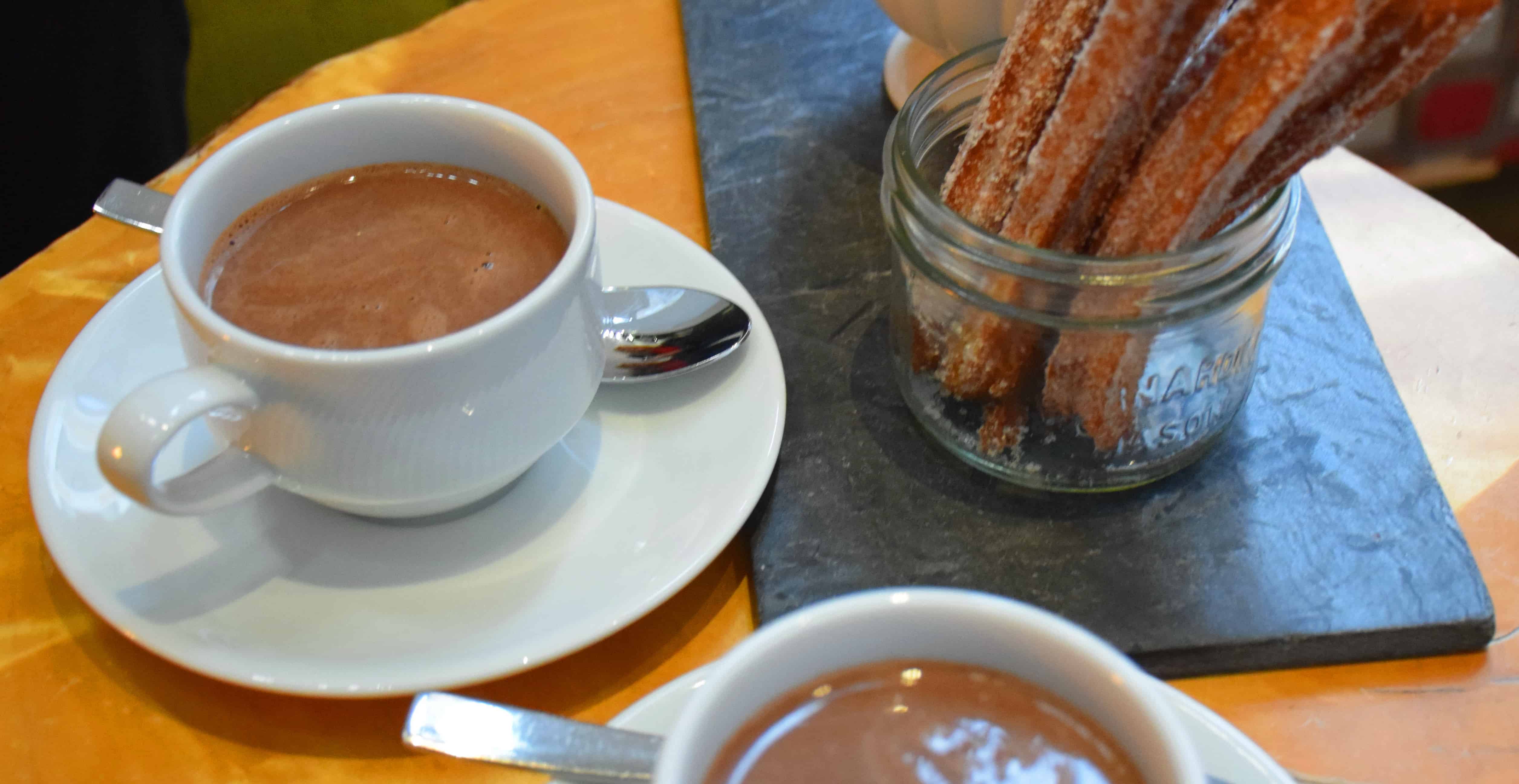 Auberge Saint Antoine hot chocolate