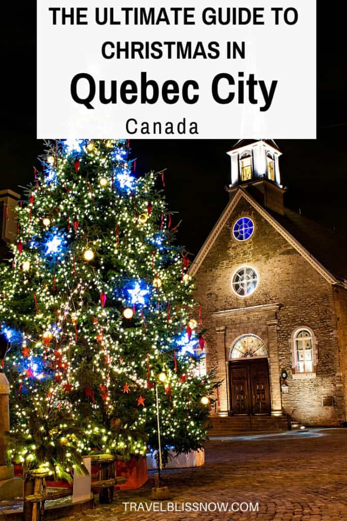 Christmas in Quebec City Canada