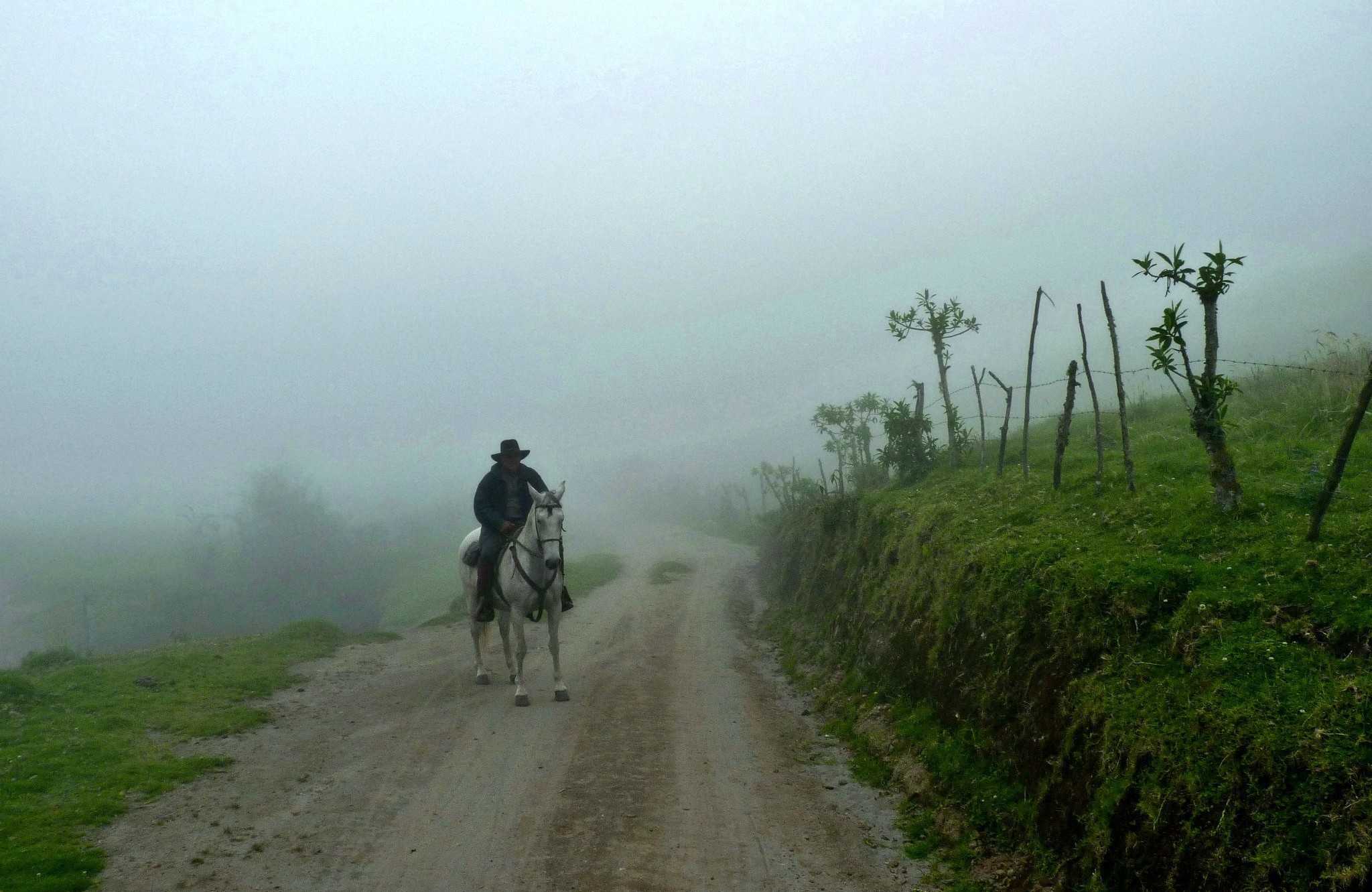 Riding in Nono, Ecuador