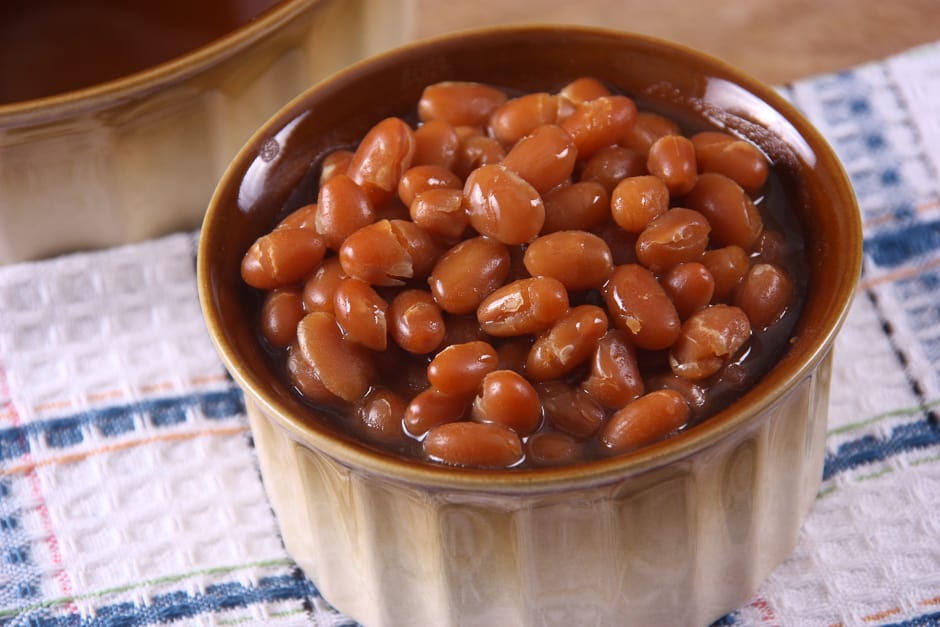 Maple baked beans