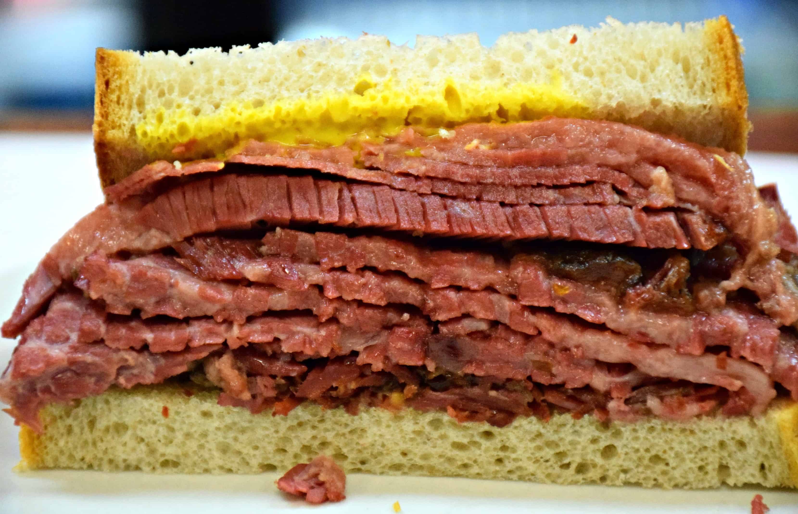 Montreal Smoked meat sandwich