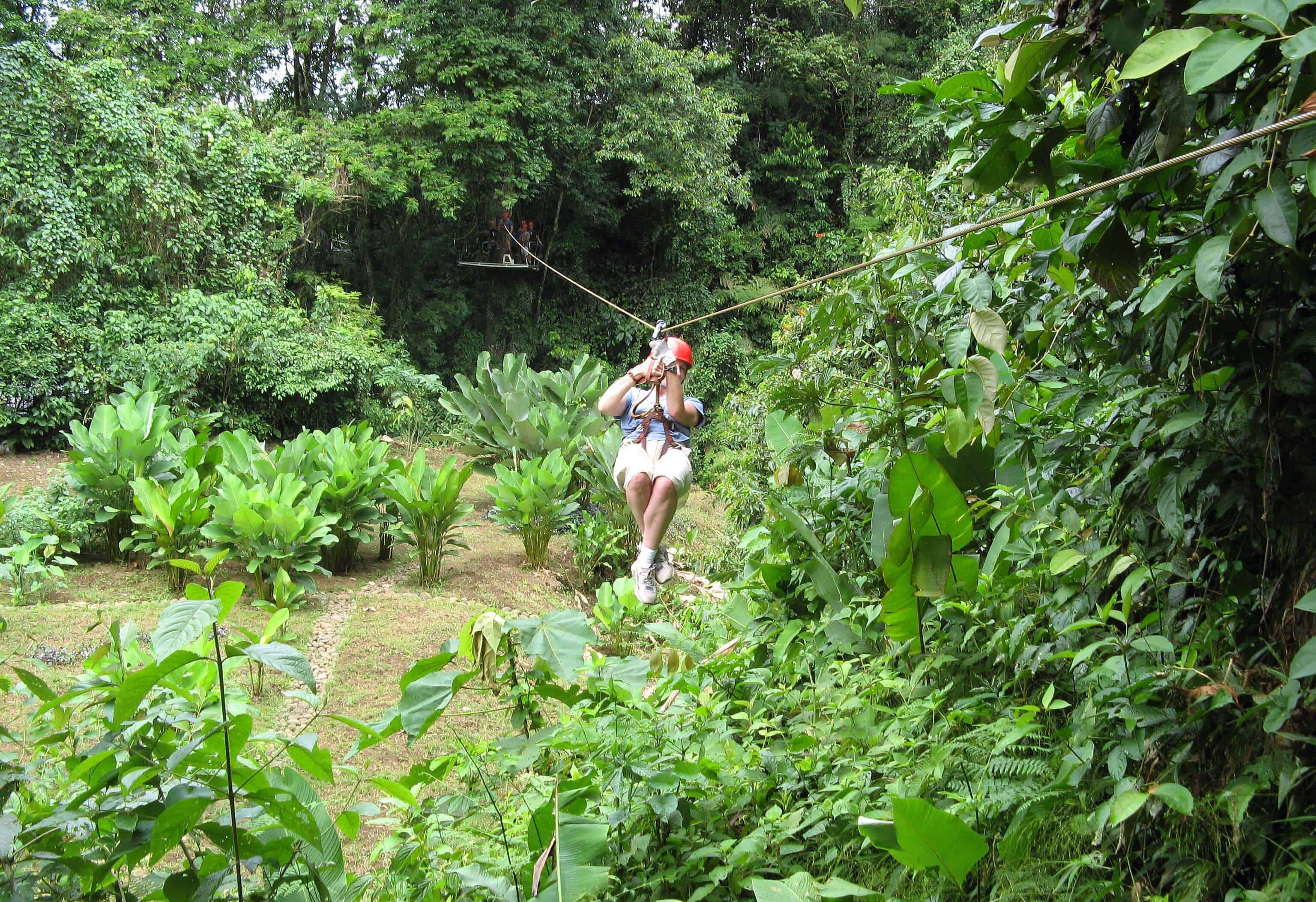 Zip lining, Costa Rica