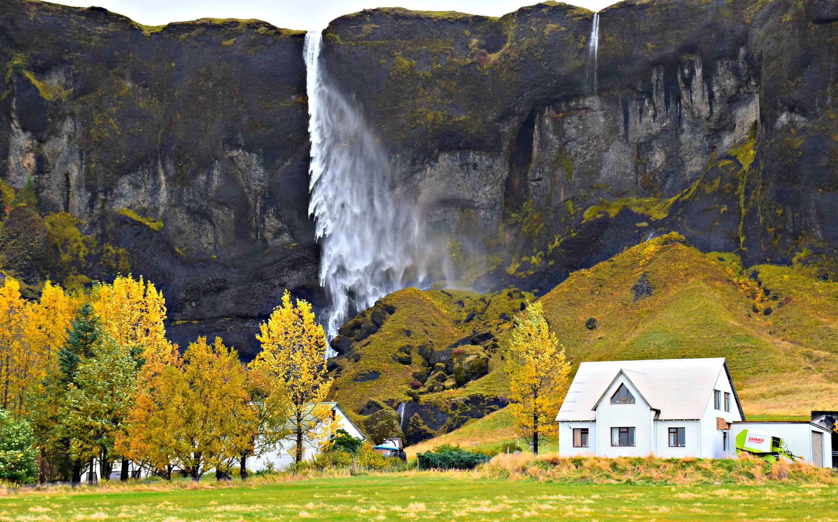 Iceland waterfall