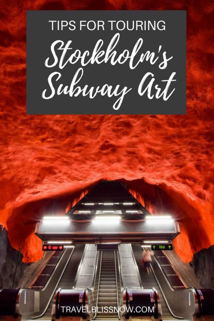 Tips to see Stockholm's subway art