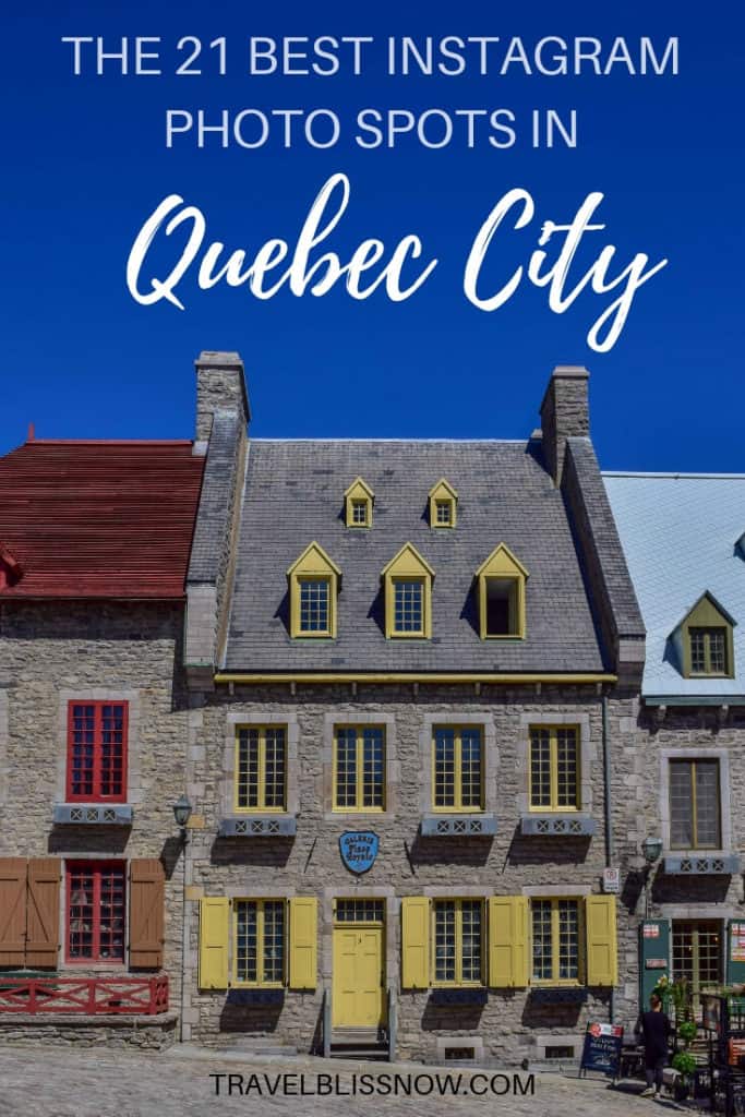 The ultimate list of the best Instagram Photo Spots in Quebec City, Canada. #photography | These are some of the best places to visit in Quebec City, especially if you love photography