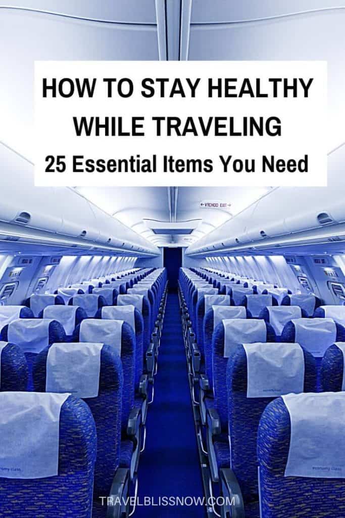 Airplane interior - 25 Essential Items you Need to Stay Healthy While Traveling