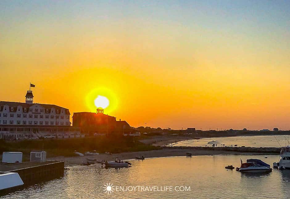 Sunset on Block Island, Rhode Island USA