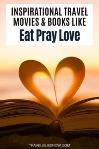 Looking for movies and books that will inspire you like Eat Pray Love did? See this list of the top inspirational movies and books | Movies like Eat Pray Love | Books Like Eat Pray Love