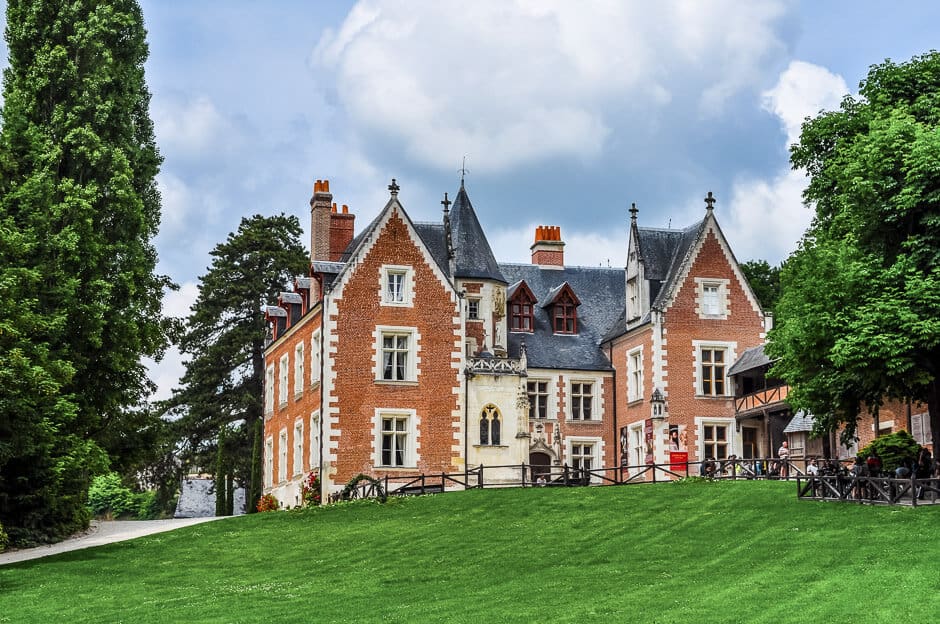 A mansion that looks like a gingerbread house in the Loire Valley, France