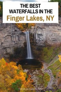Plan your trip with this list of the best waterfalls in the Finger Lakes, NY, including tips and a Finger Lakes map. | Finger Lakes waterfalls | Things to do in the Finger Lakes | Finger Lakes guide | Upstate New York parks #waterfalls #FingerLakes #travelblissnow