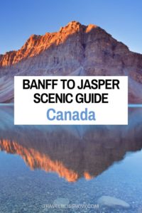 The 15 Best Stops from Banff to Jasper along the Icefields Parkway in Alberta, Canada with tips on driving the Icefields Parkway, including where to stay #Banff #IcefieldsParkway #Canada #travelblissnow