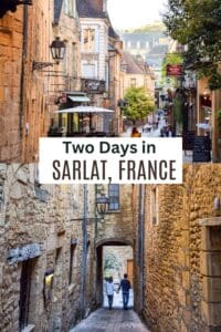 Charming streets of Sarlat, France
